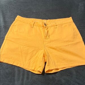 St John’s Bay women’s size 10 shorts 5in inseam bright coral pinkish orange